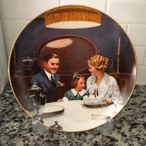 Norman Rockwell Plate
